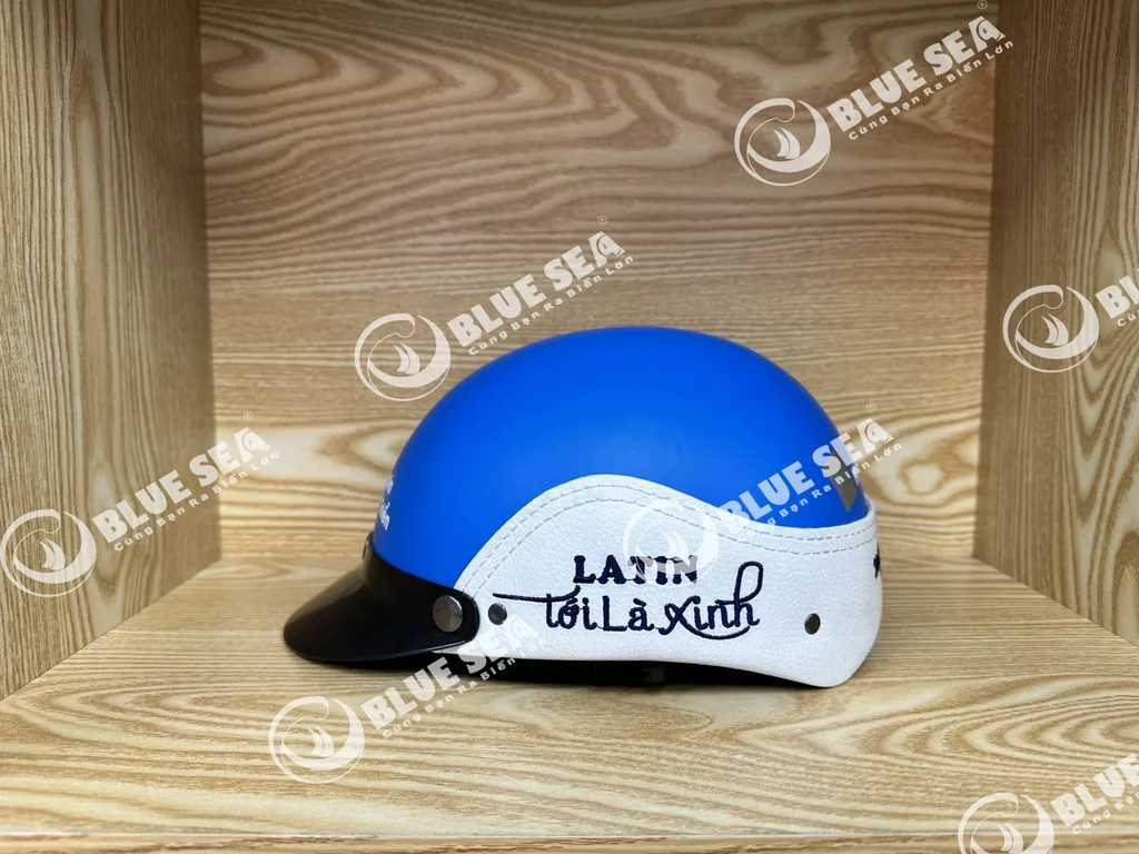 Xưởng In Logo Mũ Bảo Hiểm Theo Yêu Cầu - Giá Rẻ Chỉ Từ 42K Tận Xưởng