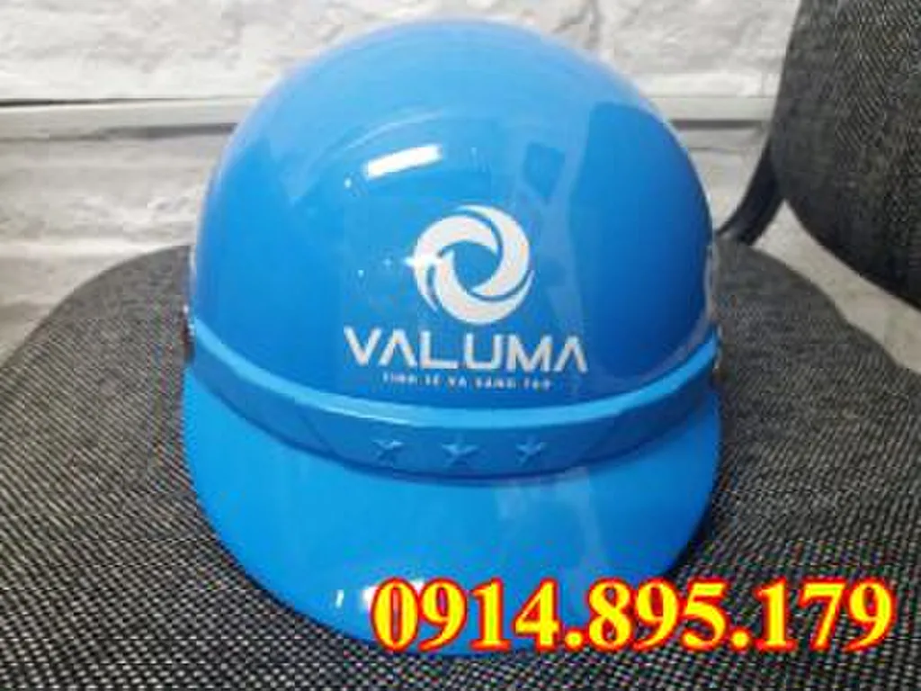 Mũ Bảo Hiểm In Logo Thương Hiệu Giá Rẻ