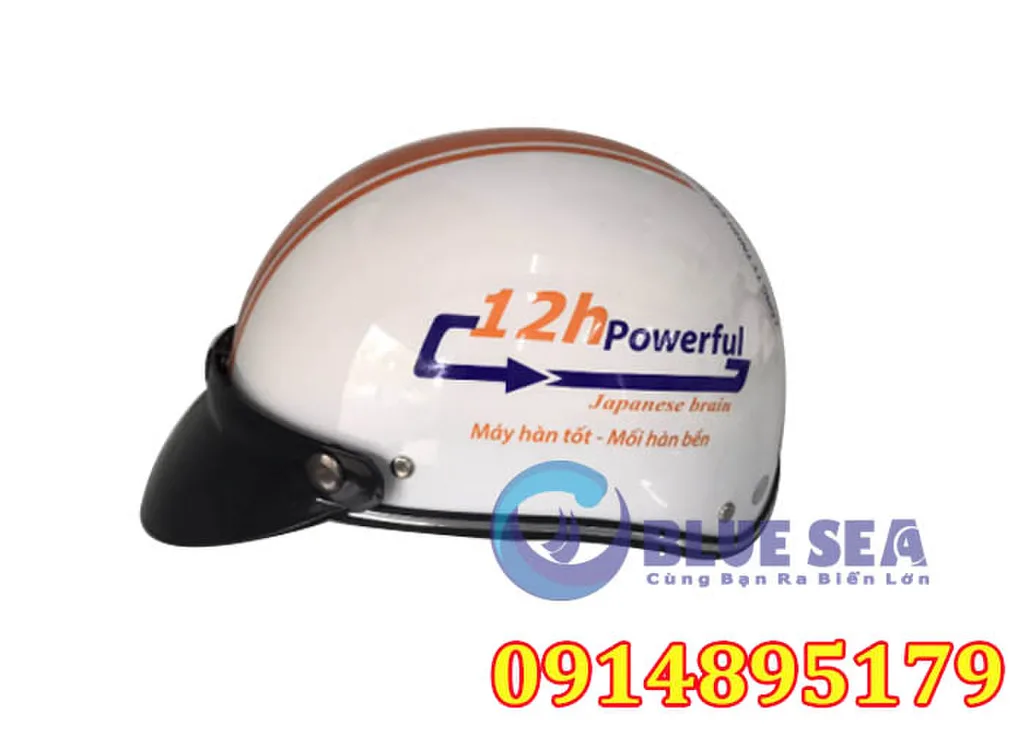 Cơ Sở Sản Xuất Nón Bảo hiểm In Logo Theo Yêu Cầu