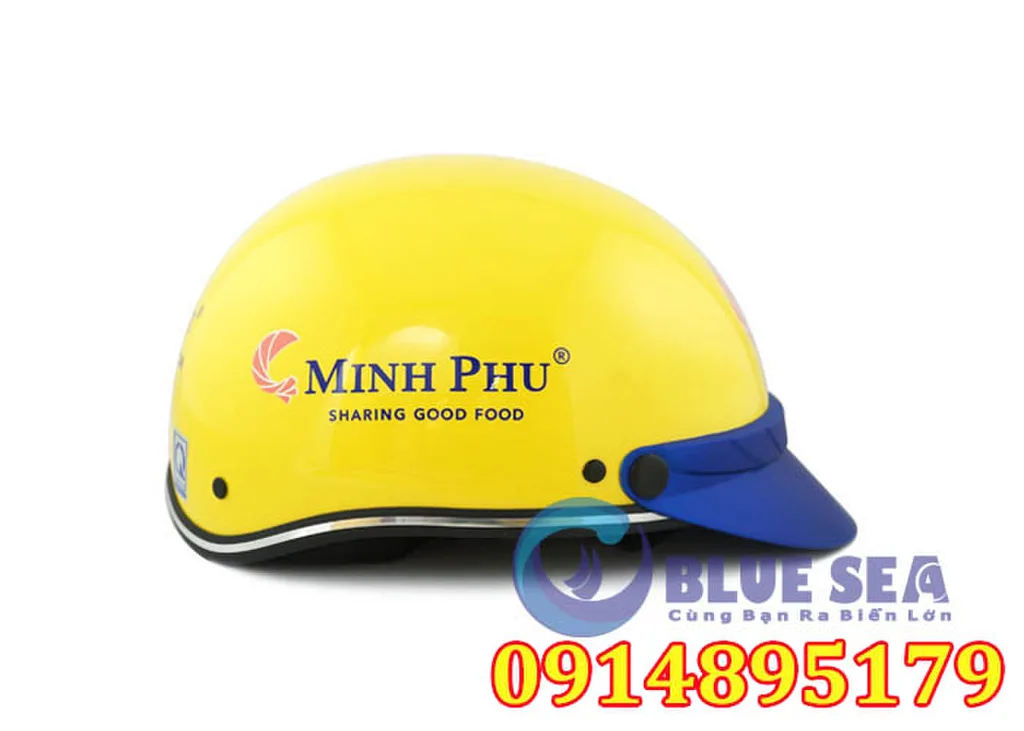 Mũ Bảo Hiểm In Logo Cho Công Ty