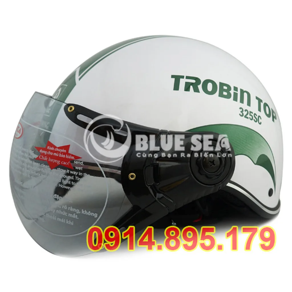 Mẫu mũ bảo hiểm có kính tại Blue Sea