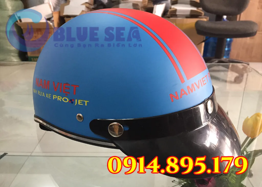 Nhận In Logo Trên Mũ Bảo Hiểm Giá Rẻ Theo Yêu Cầu