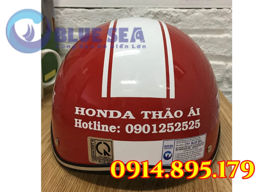 Xưởng sản xuất và cung cấp nón bảo hiểm quà tặng giá rẻ tại Tp.HCM