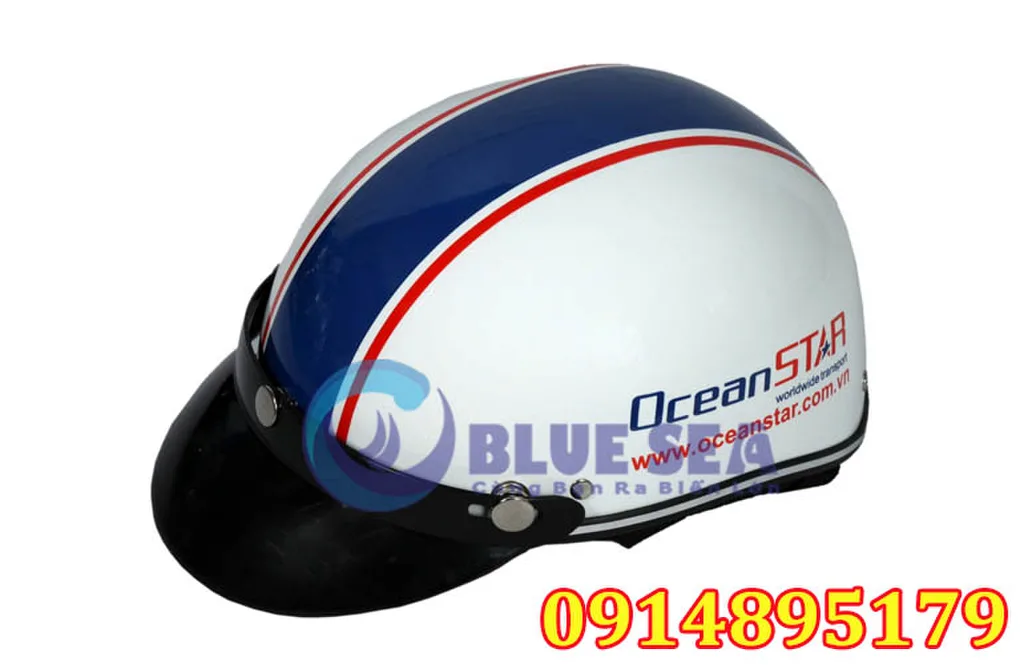 Làm Mũ Bảo Hiểm Quảng Cáo In Logo Giá Rẻ Theo Yêu Cầu Tại Hà Nội