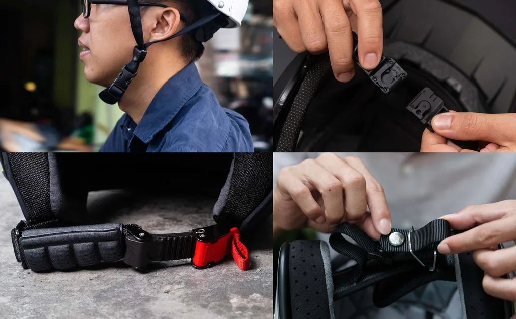 Mua mũ bảo hiểm cần xem xét đến yếu tố gì về khóa đeo?