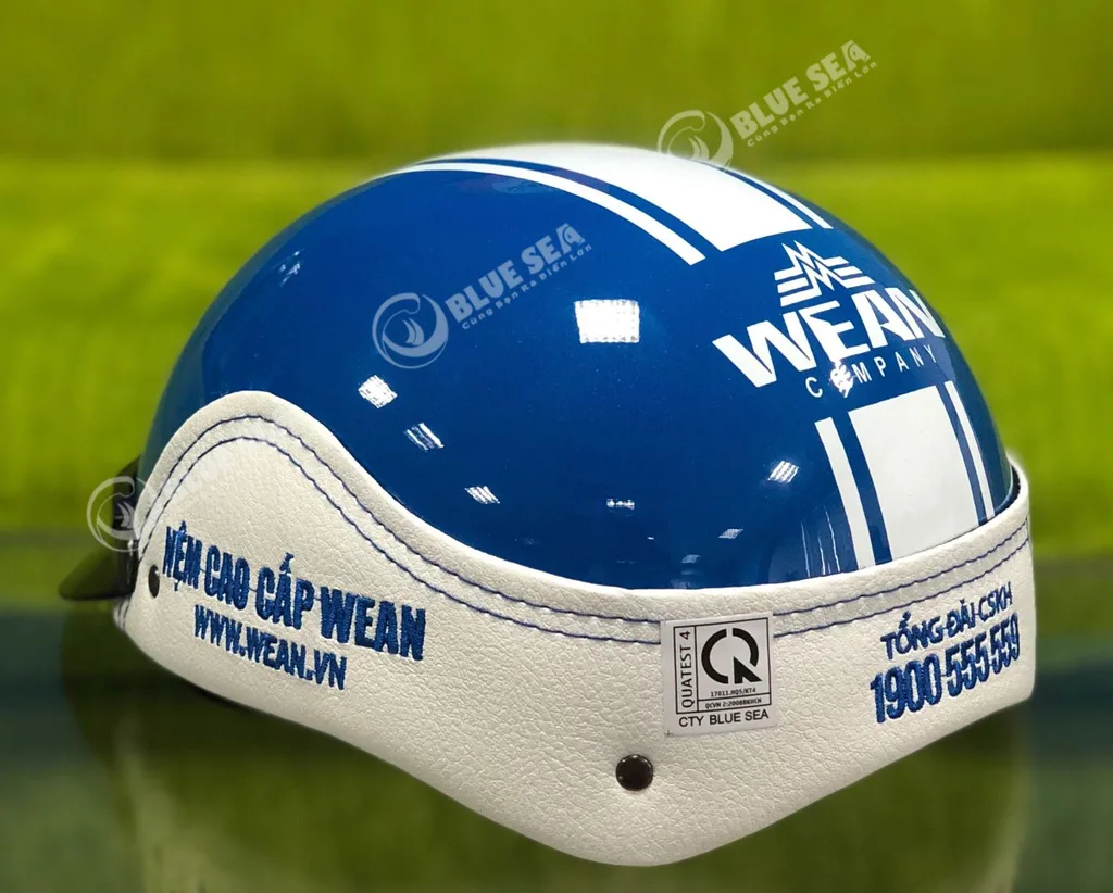 Logo có thể được in trên mọi loại nón bảo hiểm không?