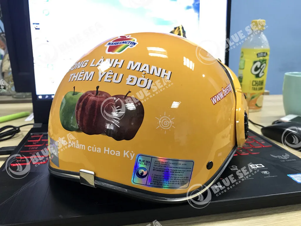 Nón bảo hiểm in logo có thể làm quảng cáo hiệu quả không?