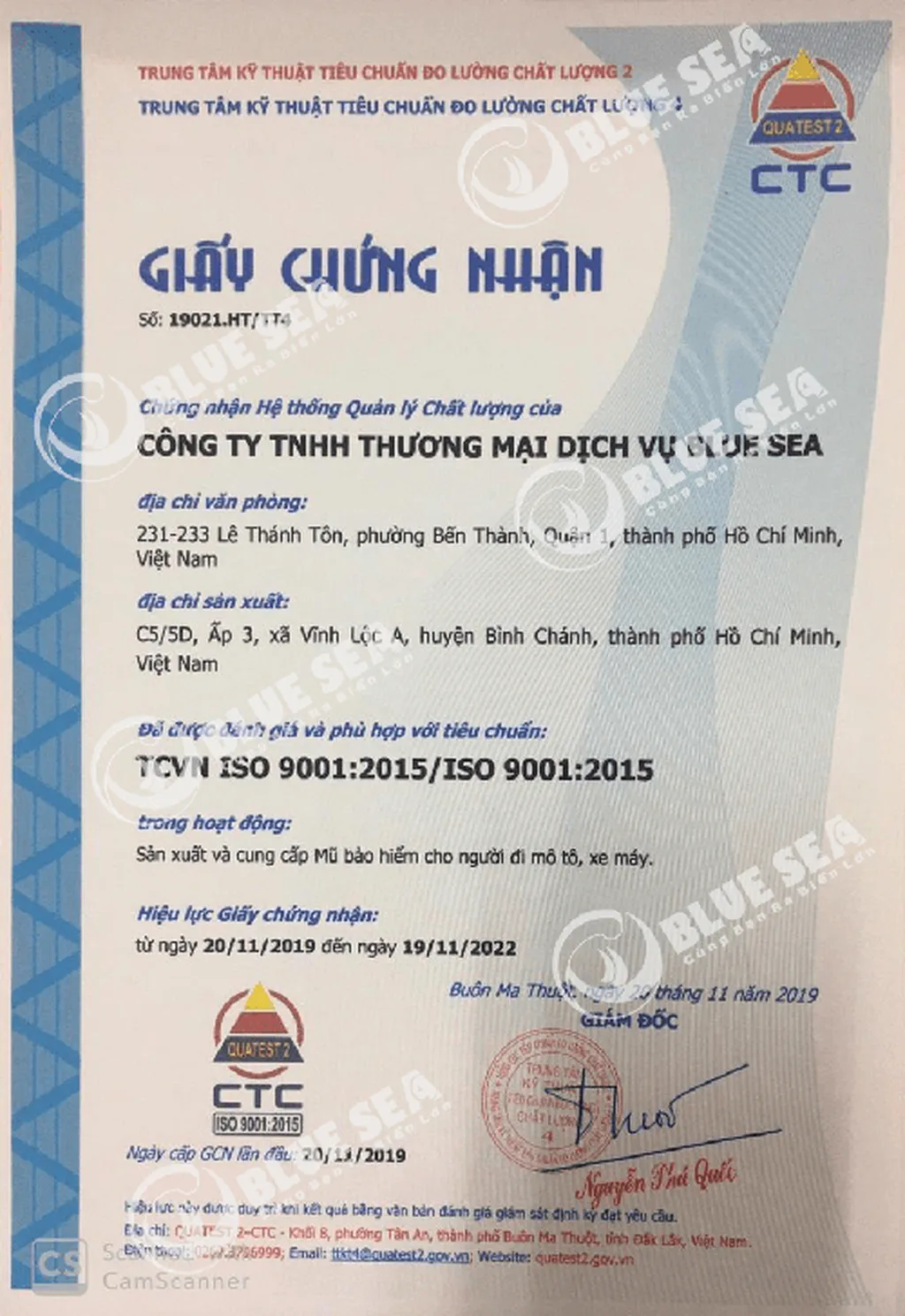 Nhà máy sản xuất mũ bảo hiểm