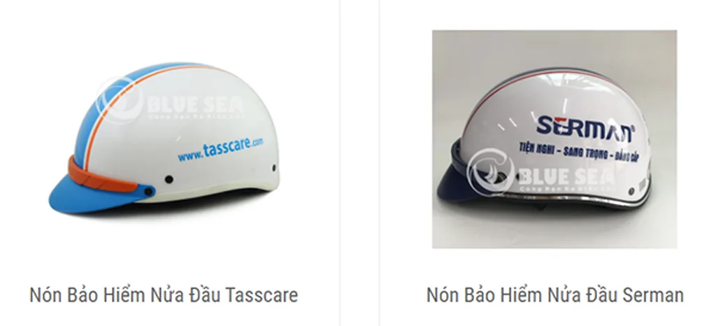 Nên in logo dạng tem hay in lưới cho mũ bảo hiểm nhà thầu xây dựng?