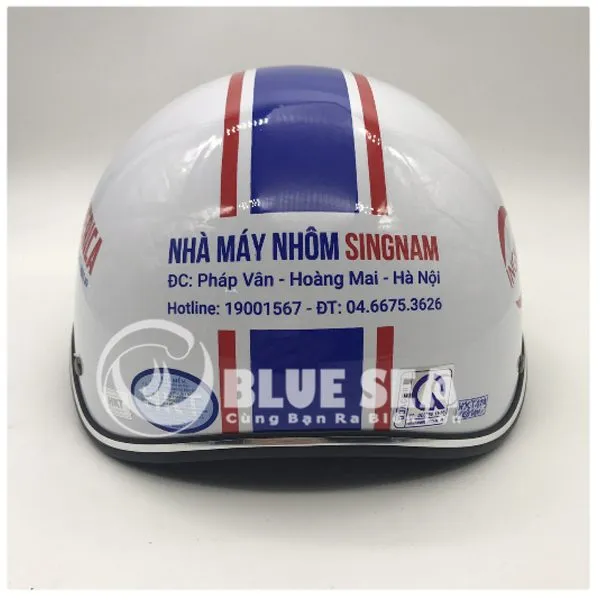 Nón Bảo Hiểm Nửa Đầu Nhà Máy Nhôm Singnam