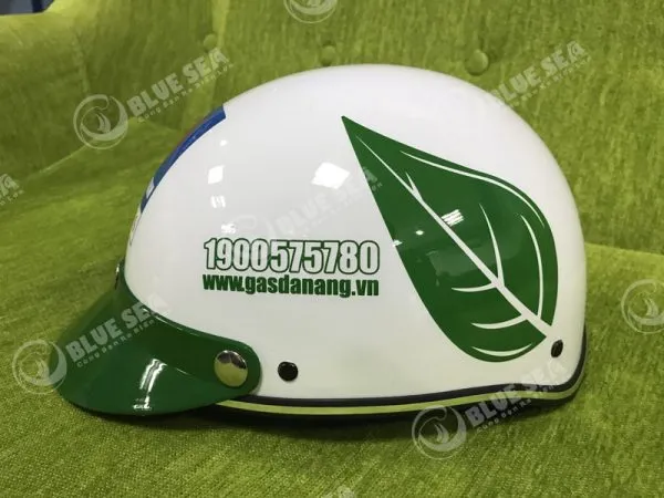 Nón Bảo Hiểm Nửa Đầu In Logo Gas Ánh Dương