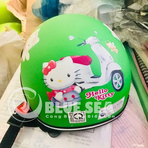 Nón Bảo Hiểm Trẻ Em Hello Kitty